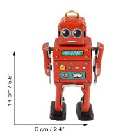 Tin toy mini robot miniature figure tin robot