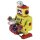 Roboter Roboter mit Trommel gelb Blechroboter