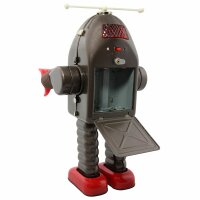 Roboter - Thunder Robot - grau - Blechroboter