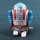 Robot - Tin Toy Robot - Mr. Atomic - silver