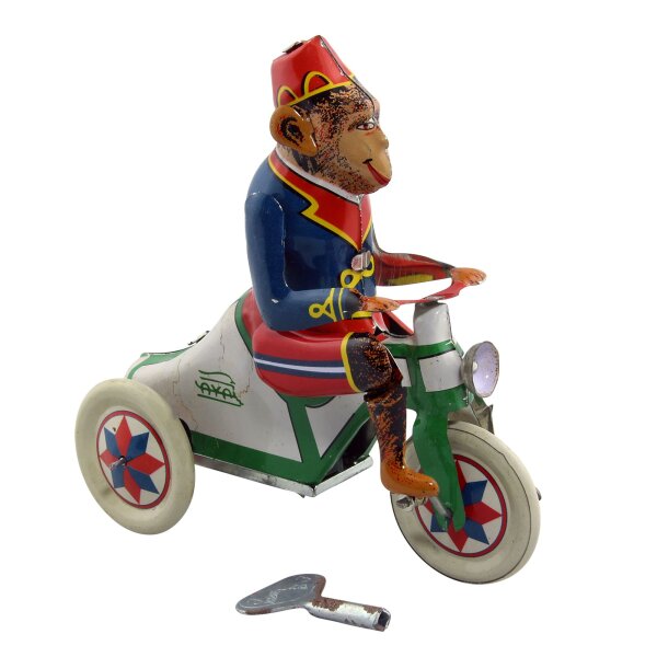 Tin toy - collectable toys - Monkey Tricycle