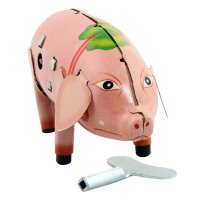 Blechspielzeug - Happy Pig - Schwein - Blechschwein