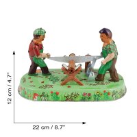 Tin toy - collectable toys - saw wood saw