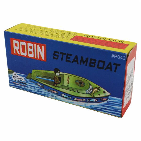 Blechspielzeug Kerzenboot Robin  2255043 Pop Pop Boot 