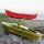 Blechspielzeug - Boot Recycle - Recyclingboot - Kerzenboot - Pop Pop Knatterboot aus Blech