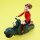 Tin toy - collectable toys - Scooter Girl - green