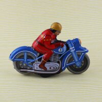 Tin toy - collectable toys - Motoracer blue