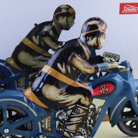 Blechspielzeug - Motorrad Oldtimer aus Blech - Blechmotorrad