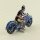 Blechspielzeug - Motorrad Oldtimer aus Blech - Blechmotorrad