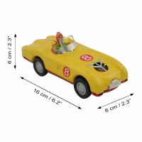 Tin toy - collectable toys - Racer - yellow