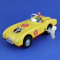 Blechspielzeug - Racer - Rennwagen - gelb - Blechauto