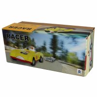 Tin toy - collectable toys - Racer - grey