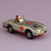 Tin toy - collectable toys - Racer - grey