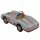 Blechspielzeug - Racer - Rennwagen - grau - Blechauto