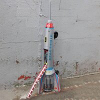 Tin Toy Robot - Rocket - Skyexpress