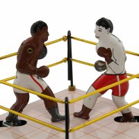 Blechspielzeug - Boxer im Boxring - aus Blech