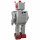 Roboter - Electron Robot - silber - Blechroboter