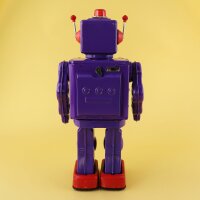 Roboter - Electron Robot - lila - Blechroboter