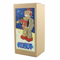 Roboter - Electron Robot - lila - Blechroboter