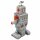 Roboter - Silver Robot - Blechroboter