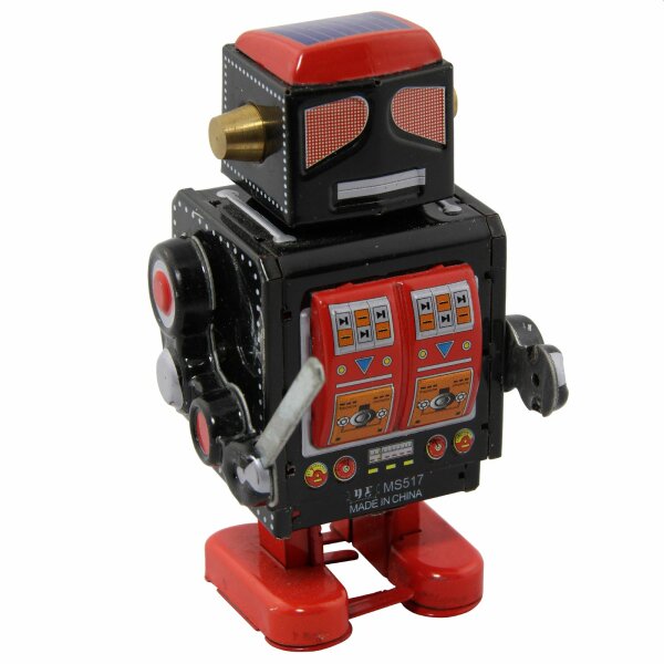 Roboter - Black Robot - schwarzer Blechroboter