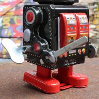 Robot - Tin Toy Robot - Black Robot