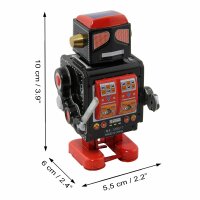 Roboter - Black Robot - schwarzer Blechroboter