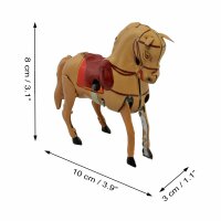Tin toy - collectable toys - Horse - brown-light brown