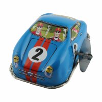 Blechspielzeug - Rennwagen - Racer 2 - Rennauto - blau