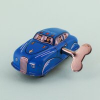 Blechspielzeug - Polizei - Police Car - blau - Polizeiauto