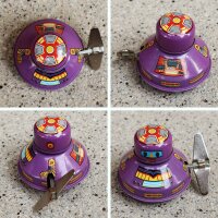 Blechspielzeug - Space Robot 3er Pack - Blechroboter
