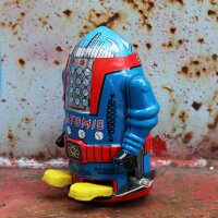 Robot - Tin Toy Robot - Mr. Atomic - blue