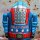 Roboter - Mr. Atomic - blau - Blechroboter