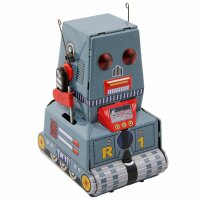 Robot - Tin Toy Robot - Robot R 1 - grey
