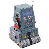 Roboter - Robot R 1 - grauer Blechroboter