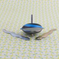 Tin toy - collectable toys - Bibo - the magic spinning top - spinning top